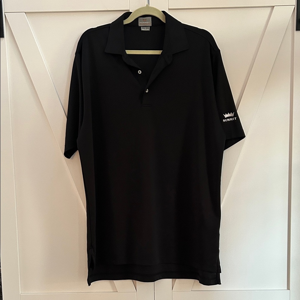 Fennec Black Polo Shirt for Men